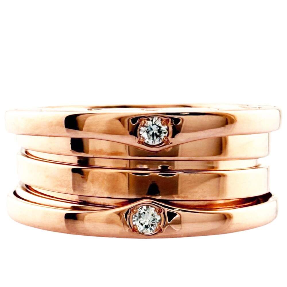 Bulgari B.zero1 3-band ring, 1, 18K pink gold, diamond, women's BVLGARI - Picture 3 of 6